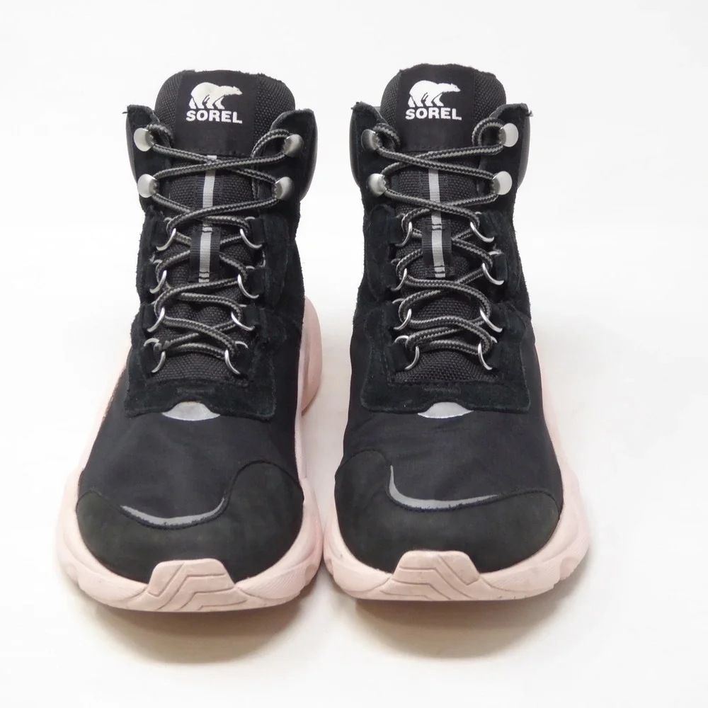 Sorel Womens Kinetic RNEGD Conquest Sport Boot Black Pink NL4400-011 7